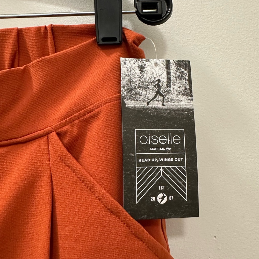 Oiselle Orange Casual Bottoms - Picture 3 of 4